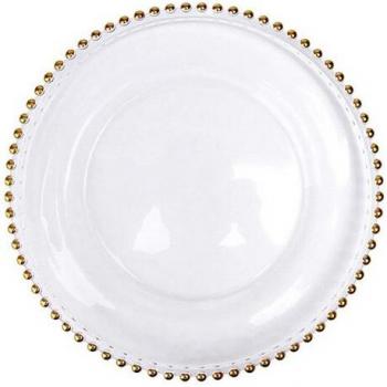 Estante de Joyería de Cristal y Perlas