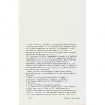 Quaderni di psicoterapia infantile. Uso e abuso dell'osservazione