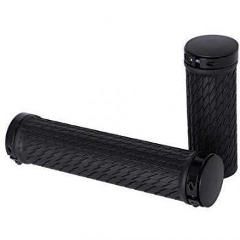 RockShox Impugnature Twistlock Locking 77/125mm con morsetti neri e tappo terminale