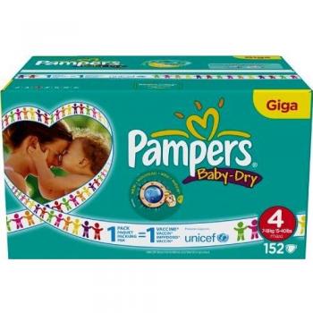 Pampers Baby Dry 144 dischi 4 x 4