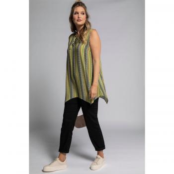 Top Allacciatura Righe Nero Donna Taglia 52/54 Viscosa