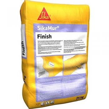 Finish per murature Sika: rasante a secco a basso spessore e ad alta traspirabilità, senza cemento, con finitura bianca, in sacchi da 25