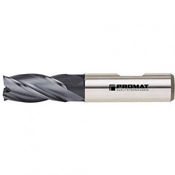 Fresa Frontal HSS-Co8 TiCN 5 mm DIN 844 Tipo N