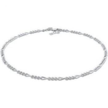 Kräftiger Figaro‑Choker (1 ct) – Elli Premium, 925 Silber – 89,99 €