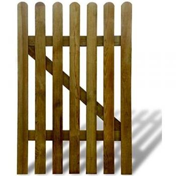 Holz-Gartentor 100 cm x 150 cm – VidaXL Zauntür