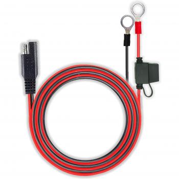MOTOPOWER 1.2m SAE Ring Terminal Adapter with Fuse