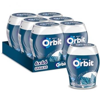 Pack MentolFuerte Orbit 276uds – 6 Botes de 46 Chicles