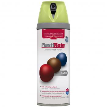 PlastiKote Twist & Spray Satin Pistachio 400ml PKT22121