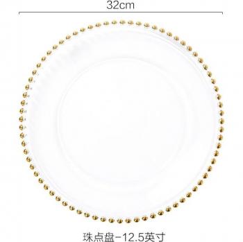Assiette de luxe pour réceptions
