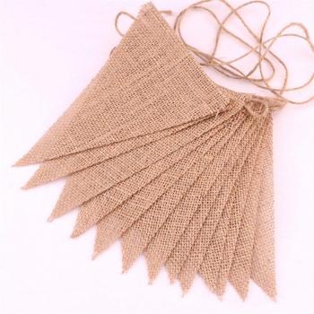 Fanions en jute 3M pour décoration