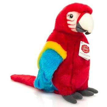 Rot-Globus‑Plüschpapagei “Hermann” – 27 cm