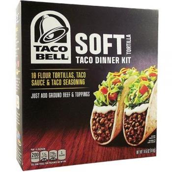 Taco Bell Dinner‑Set Soft Tacos – 463 g
