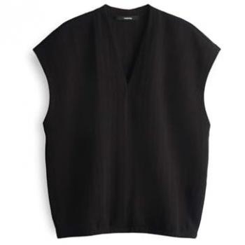 SOMEDAY Ubecca Damen T-Shirt in Schwarz – Größe 42