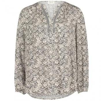 Cartoon Druckbluse Casual-Bluse