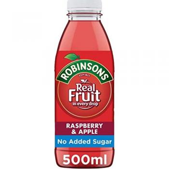 Robinsons Ready to Drink Raspberry/Apple 500ml (Pack of 24)