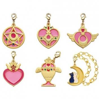 All Six Sailor Moon Guardian Glaze Charms