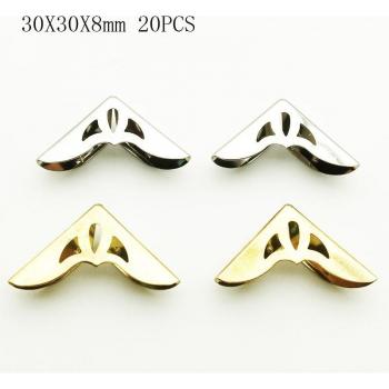 50PCS 16x16x4mm Rose Gold Book Corners for Menus and Folders