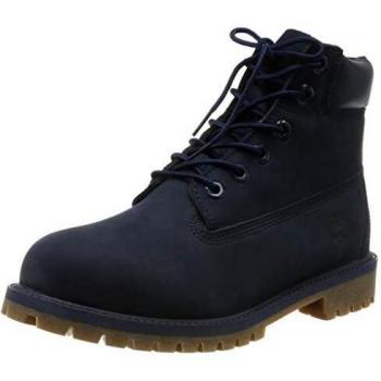 Timberland Junior 6 pouces Premium Imperméable, Bottes Mixte, Bleu Medium Blue Nubuck, 39 EU