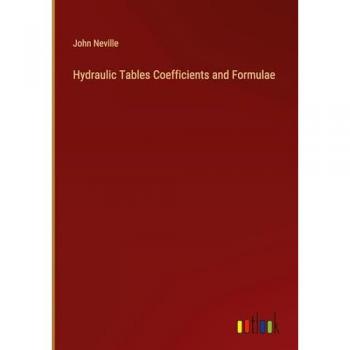Hydraulic Tables Coefficients and Formulae