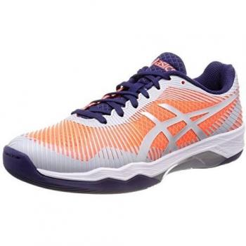 Asics Women's Orange/Grey Volley Elite Trainers