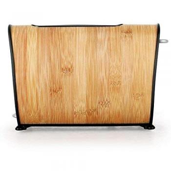 Klarstein Bamboo Garden 2-Slice Toaster with Adjustable Browning