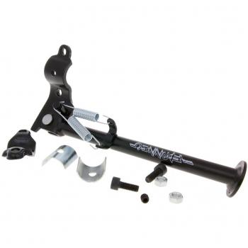 Béquille latérale 26‑32 mm, longueur 250 mm, noire, modèle Buzzetti