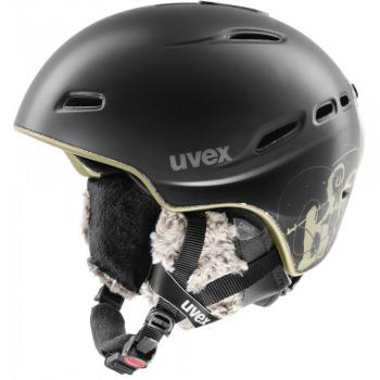 Uvex Skihelm HYPERSONIC Pro, Unisex, Schwarz/Goldfarben/Anthrazit, Größe L