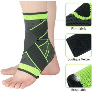 Bandage Élastique Antidérapant pour Cheville