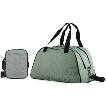 Kangol Grey Marl All‑Day Carry Crossbody