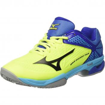 Mizuno Wave Exceed Tour CC für Herren – Neongelb & Schwarz, EU 45