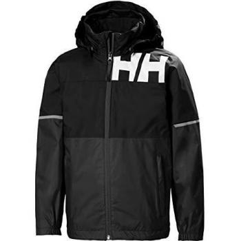 Helly Hansen Kinder Regenweste Pursuit Schwarz 8