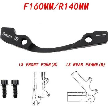 Adaptateur de rotor VTT, alliage aluminium, PM/IS – 160 mm / 180 mm / 203 mm
