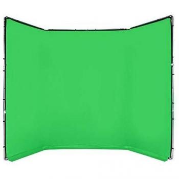 Manfrotto Chroma Key FX Hintergrund Grün 4 x 2.9 m