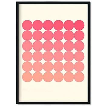 Póster Geométrico Rosa 9
