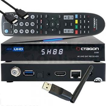 OCTAGON SX88 4K UHD S2+IP H.265 HEVC Media Server