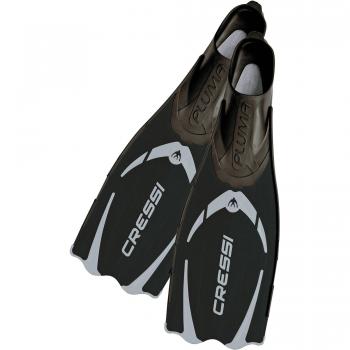 Cressi Aletas Snorkeling Pluma Negro Adulto