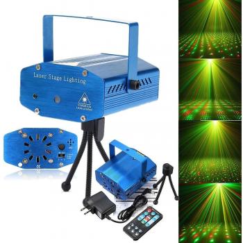 Mini LED Projecteur Laser avec Effet Stroboscope