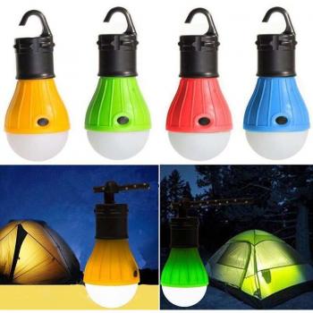 Bombilla de Camping LED con Gancho y Batería