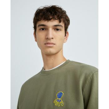 El Pulpo: Sudadera Hombre Gris (Sin Capucha)