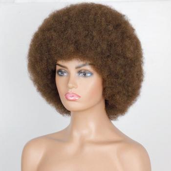 Peluca de Fibra Sintética XL – Ideal para Cosplays Afroamericanos