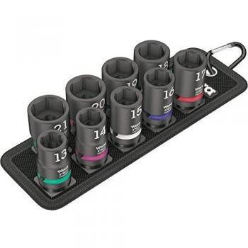 Wera Belt C Impaktor 1 Socket Set, 1/2 Drive, 9PC