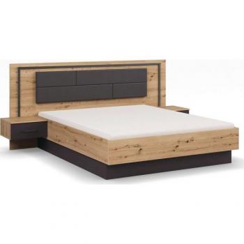 Bettanlage Bilbao-Extra, modernes Design mit Polsterkopfteil