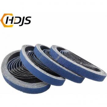 Metal Ring Sander with Zirconium Corundum and Blue Polishing Strip