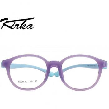 Kirka Zachte Optische Ovale Brillen – TR90 Paars Kindermodel