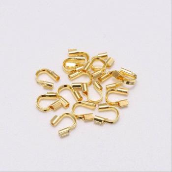 Protectores de Alambre en Forma de U, 100 Unids/Lote, 4.5x4mm, Cierres para Joyería