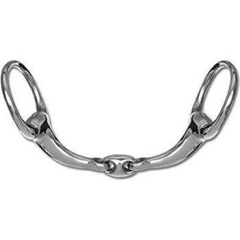 Waldhausen Anatomical Eggbutt Bit, Double Jointed, Solid (12.5)