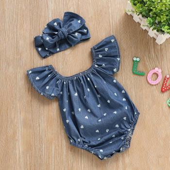 Ropa de Bebé Vaquera con Lazo