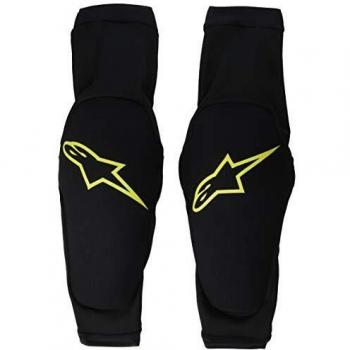 Alpinestars Paragon Plus Genouillères Protecteurs de genou Noir Jaune XL