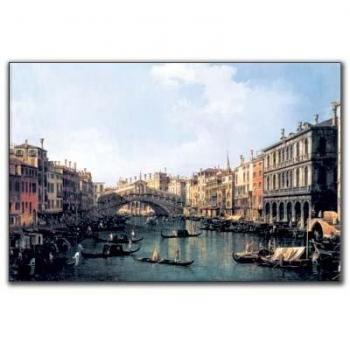Pont du Rialto Artopweb Bois Multicolore