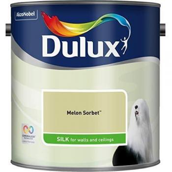 Dulux 5293168 Walls & Ceilings Silk Emulsion Paint, Melon Sorbet, 2.5 Litres
